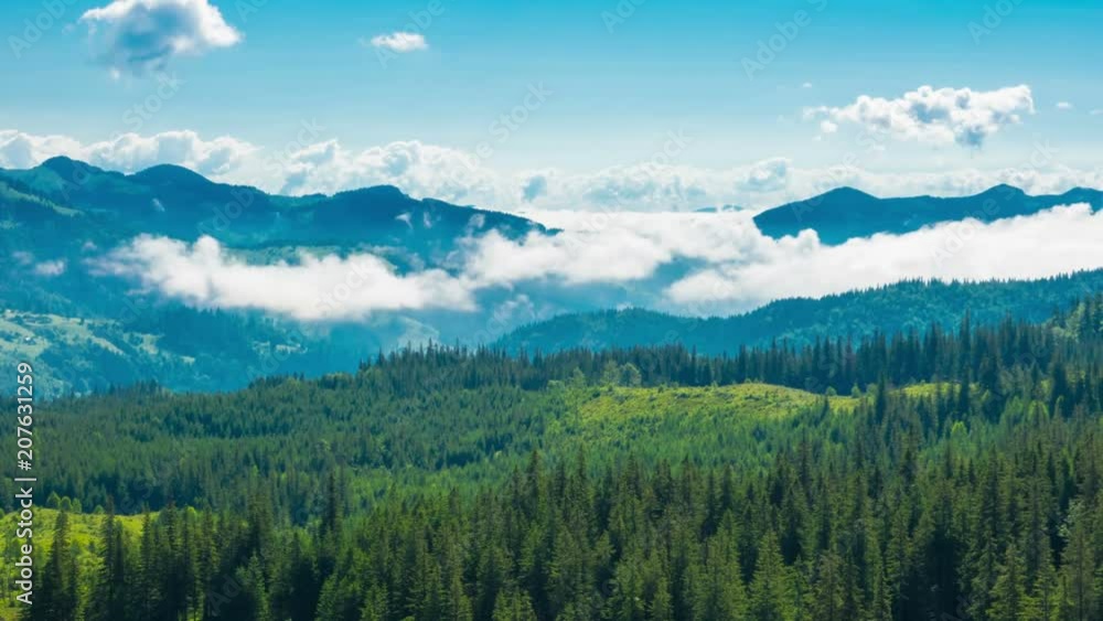 Misty Morning in the Mountains. Fog and Cloud Mountain Valley Landscape. Timelapse. 4K.
Misty Morning in the Mountains. Fog and Cloud Mountain Valley Landscape. Timelapse. 4K.