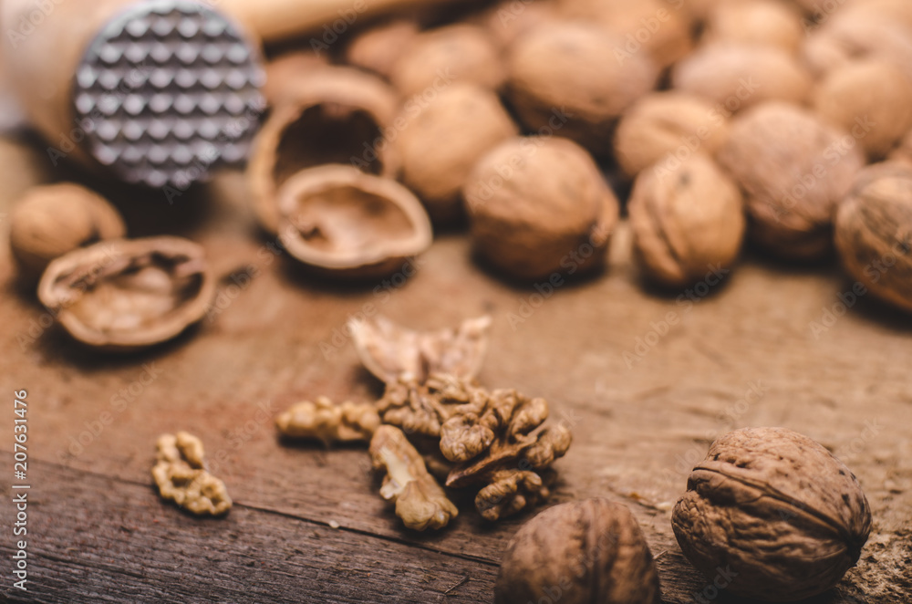 Walnuts product photography