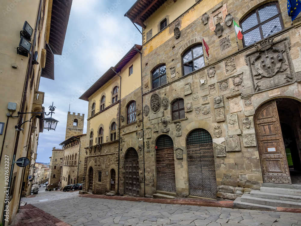 Streets in Arezzo, Tuscany
