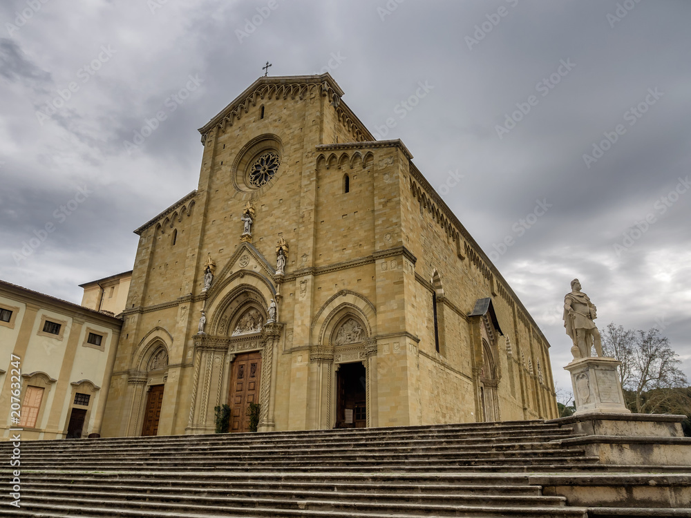 San Donato cathedral in Arezzo, Tuscany