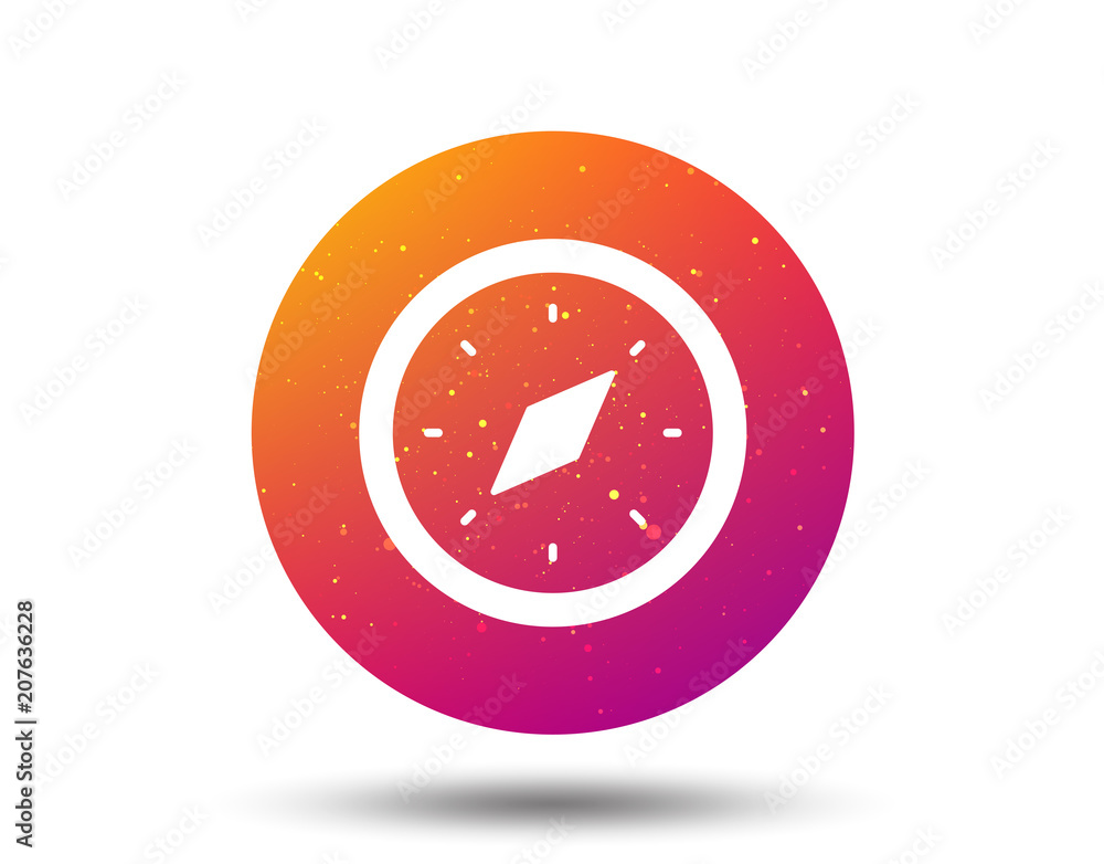 Compass icon. Navigation device sign. Compass icon. Navigation device sign.