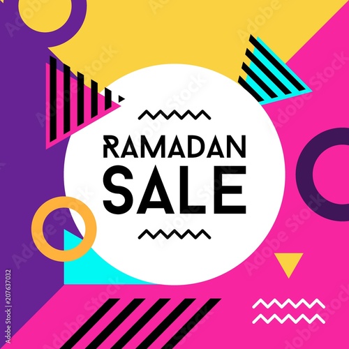 Ramadan sale illustration