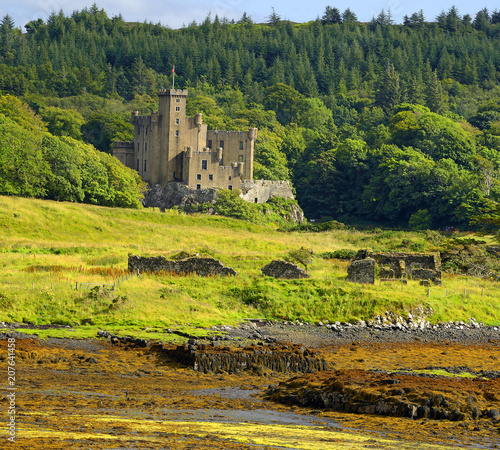 Dunvegan castle on the Isle of Skye, Scotland photo