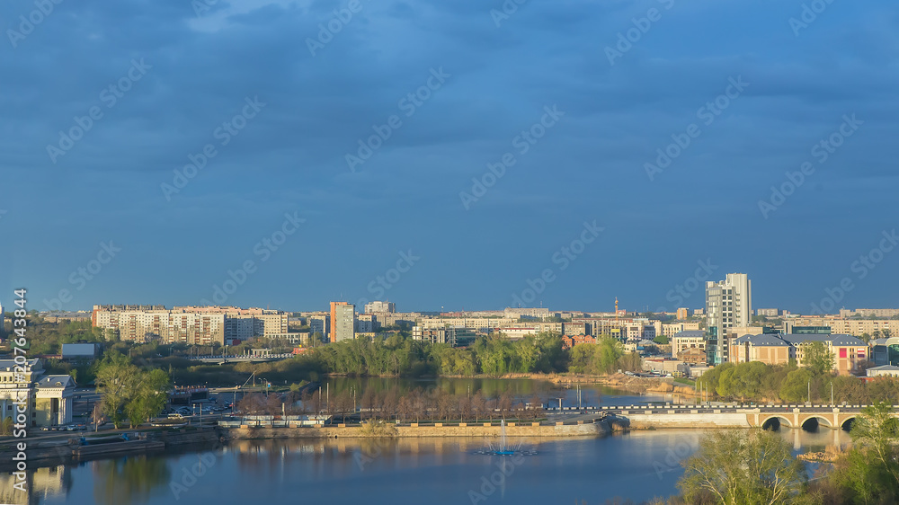 View of city center. Chelyabinsk. Urals. Russia.
