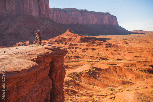 Cowboy in Monument Valley