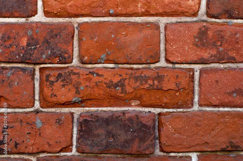 Old red brick wall texture background Old red brick wall texture background