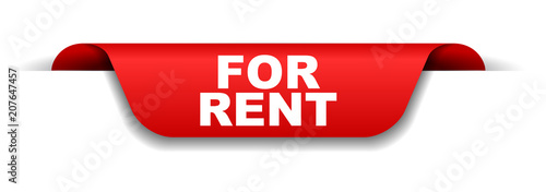 red banner for rent