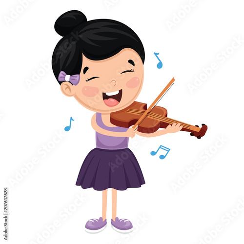 Vector Illustration Of Kids Art