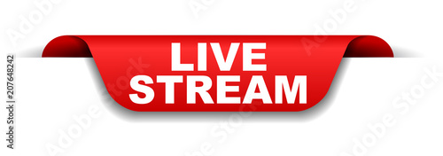 red banner live stream