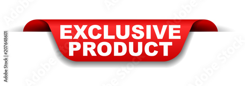 red banner exclusive product