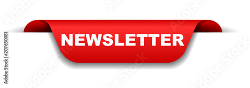 red banner newsletter