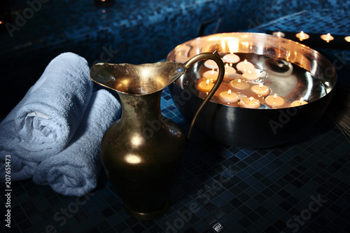 Konstfotografi Scenery baths hammam, spa procedures