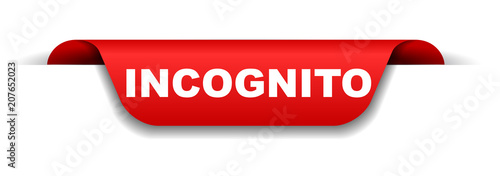 red banner incognito