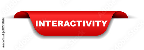 red banner interactivity