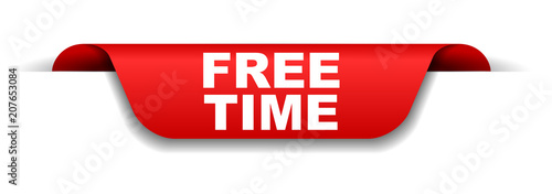 red banner free time