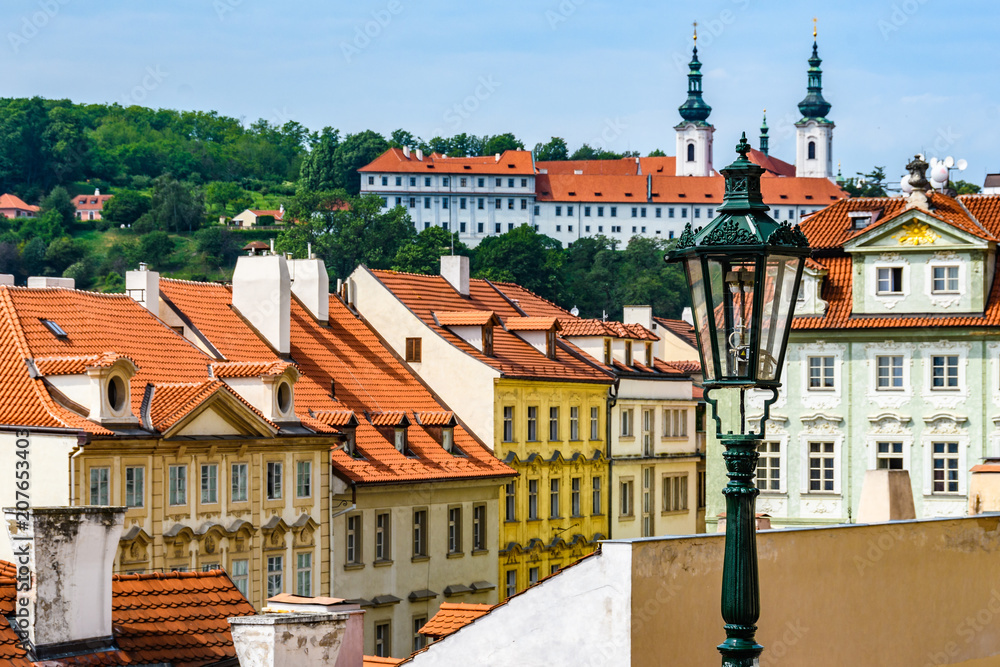 The Castle neighborhood in Prague, Czech Republic The Castle neighborhood in Prague, Czech Republic