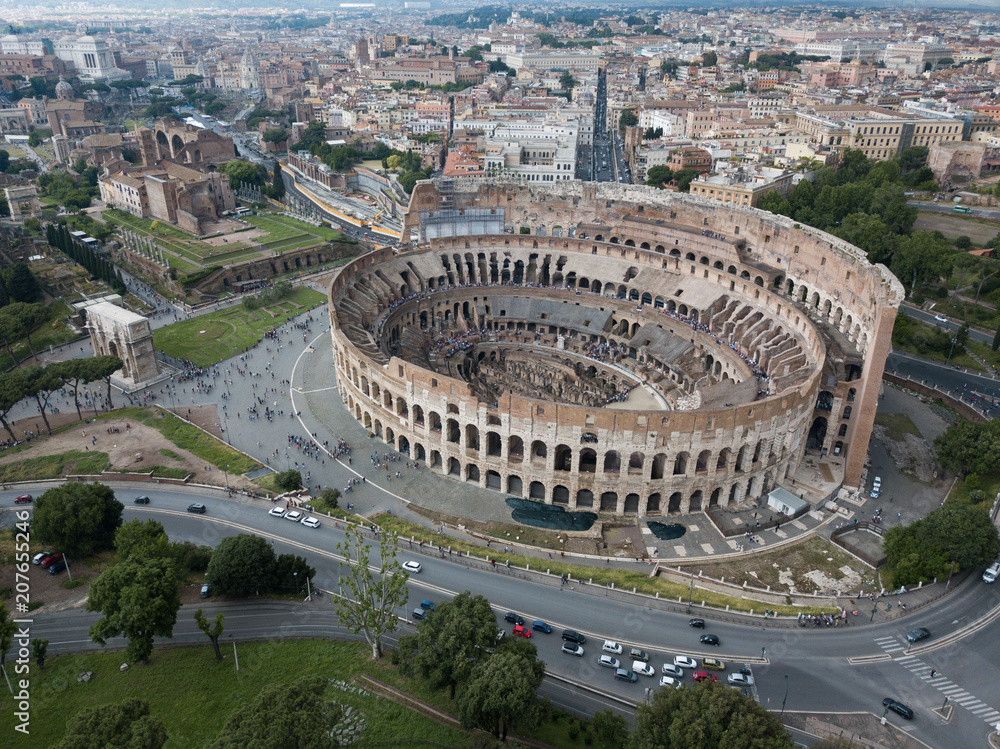 Colosseum From Above