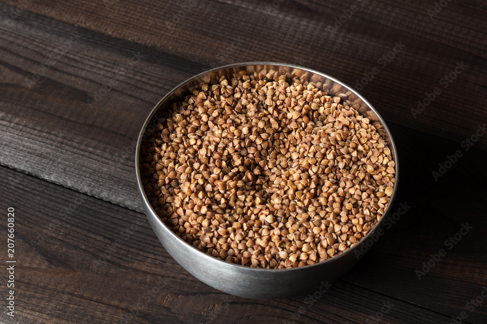 buckwheat in bowl buckwheat in bowl