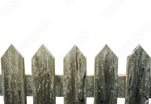 Country style wooden fence