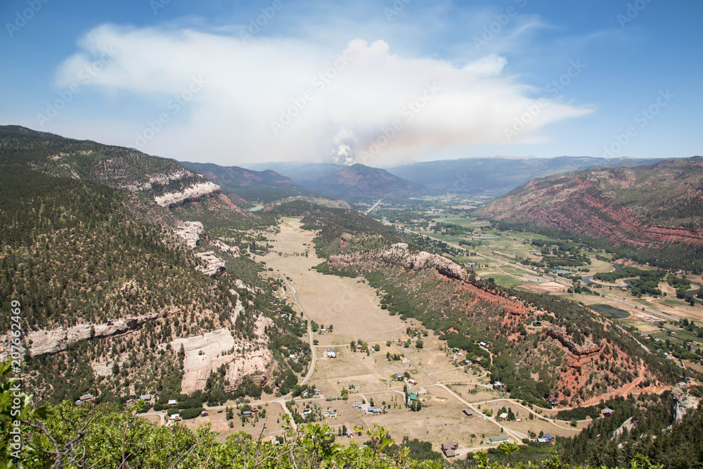 The 416 fire in Durango, Colorado on Saturday June 2nd