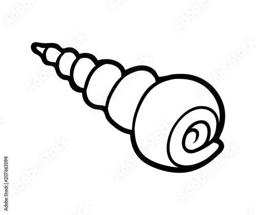Coloring book, Shell