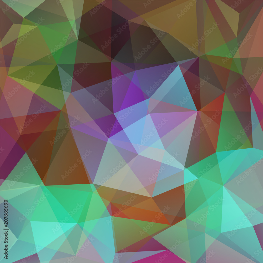 Polygonal vector background. Can be used in cover design, book design, website background. Vector illustration. Green, brown colors. Polygonal vector background. Can be used in cover design, book design, website background. Vector illustration. Green, brown colors.