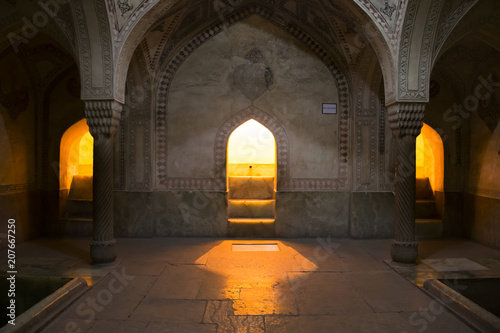 Obraz na płótnie Bath house in the Zand castle in Shiraz, Iran. w salonie