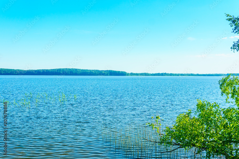 Lakes in the forests of Belarus