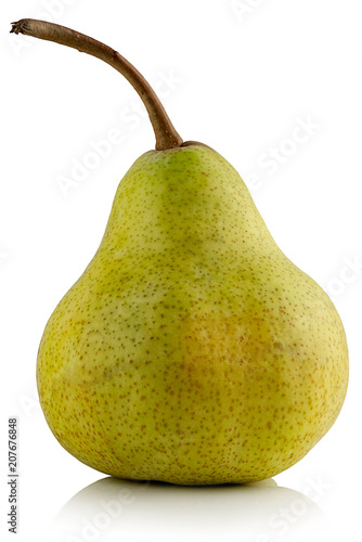Juicy green pear
