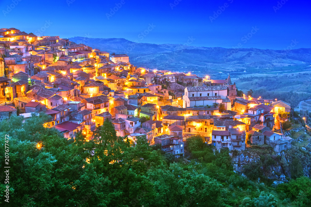 The village of Staiti in the Province of Reggio Calabria, Italy