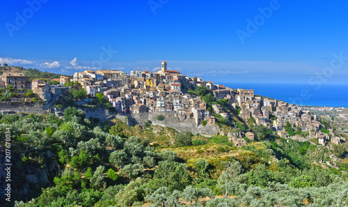 Fotografie The village of Badolato, Calabria, Italy