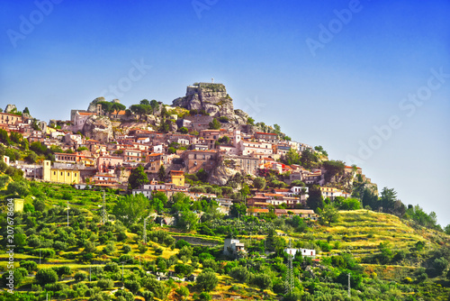 The village of Bova in the Province of Reggio Calabria, Italy