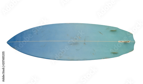 Vintage Surfboard Isolated on white © steve Collender