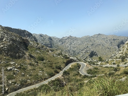 Mountain road pass