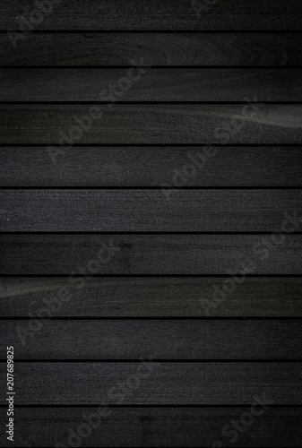 Black wood wall pattern and background