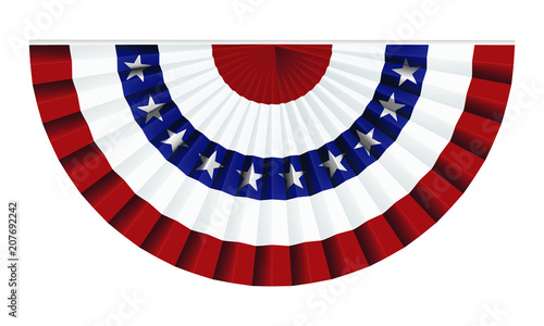Red White & Blue Star Banner