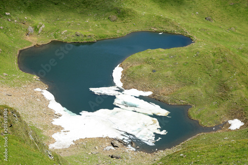Brandlsee Lake in The Alps