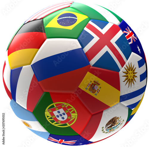 Russia soccer football ball...
