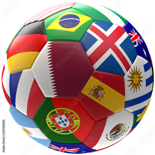 Qatar soccer football ball ...