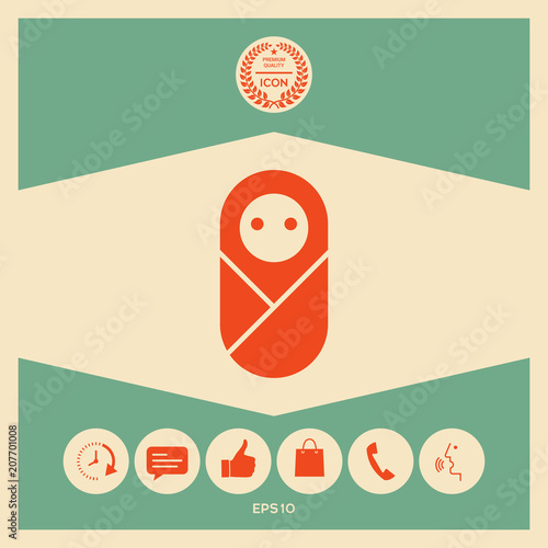 Infant, neonate, newborn icon