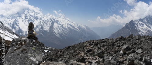 Mountain landscape in Nepal