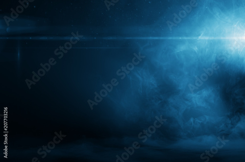 Foggy Blue Background