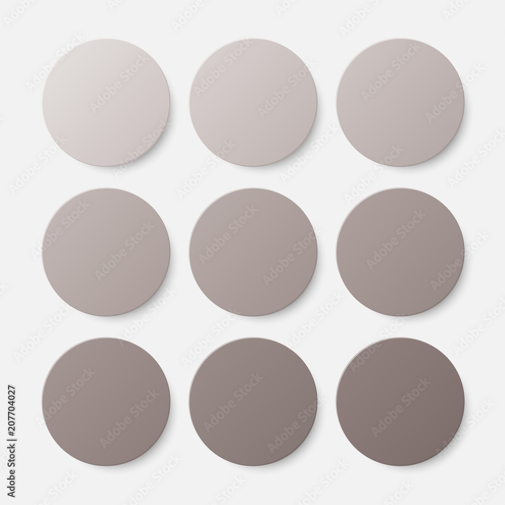 Nine Brown Circles Button. Circle Banner. Nine Brown Circles Button. Circle Banner.