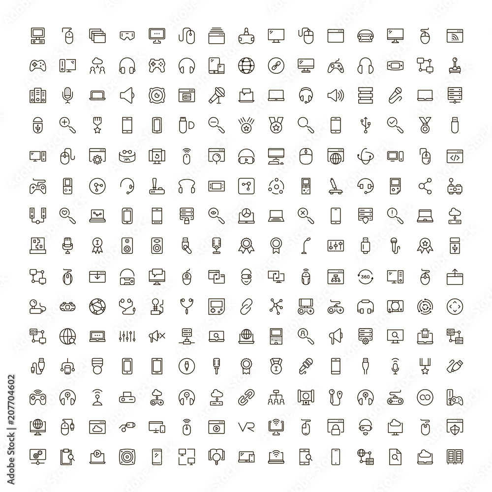 Game icon set Game icon set
