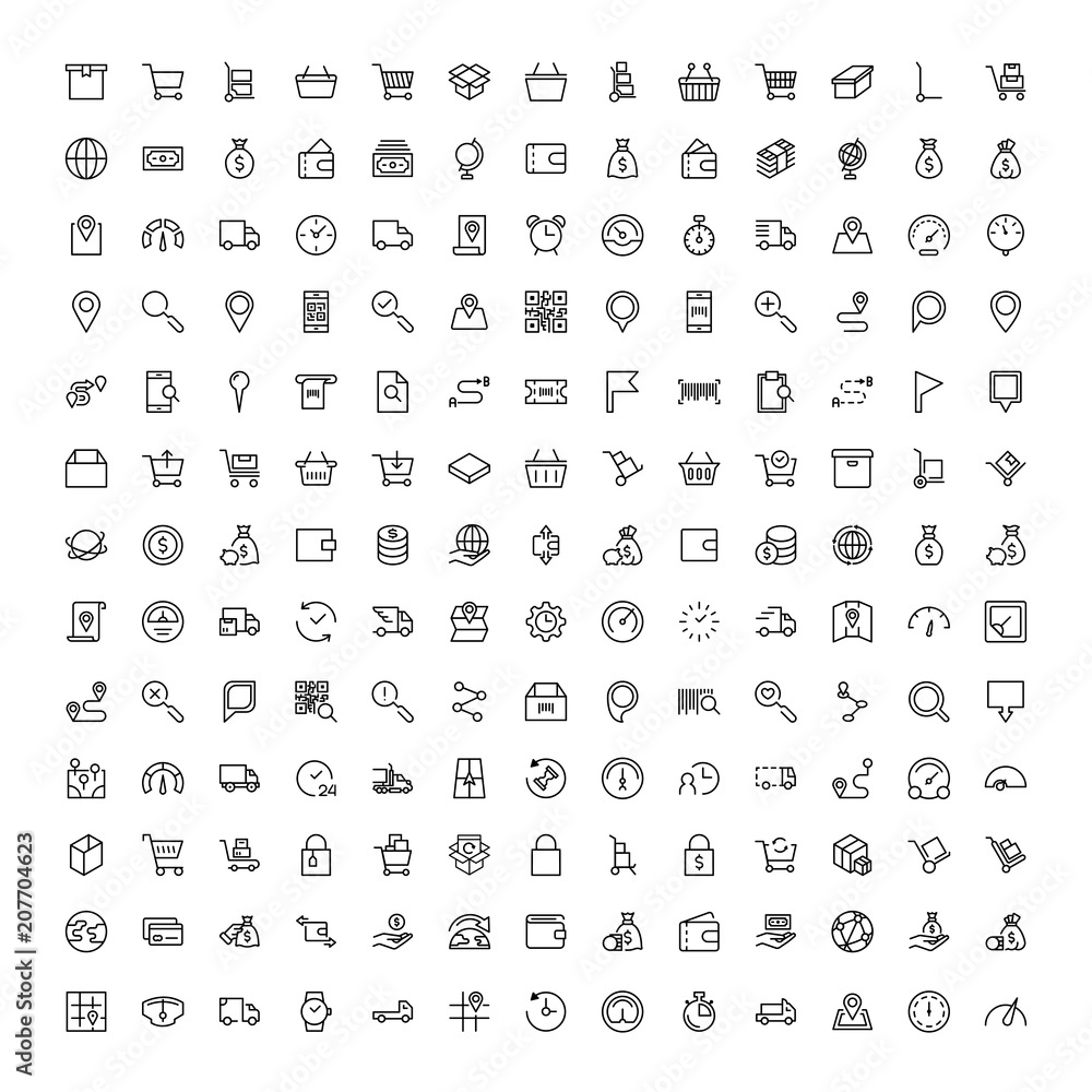 Electronic commerce flat icon Electronic commerce flat icon