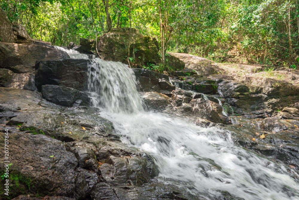 Nature with waterfall and stream in Itacare Nature with waterfall and stream in Itacare