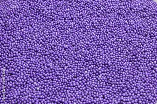 Fotografie Purple Polysterene Balls background