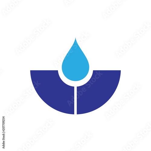 Water drop logo