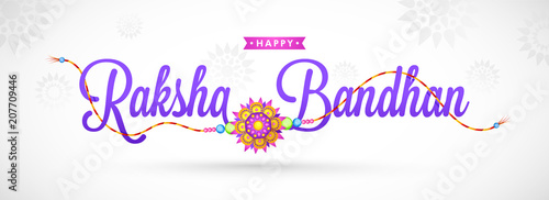 Принти на полотні Rakhi, Indian brother and sister festival Raksha Bandhan concept.
