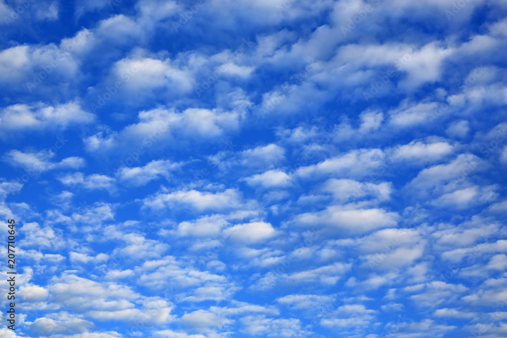 Obraz premium Abstract clouds on the blue sky.